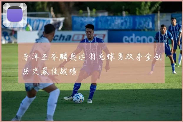 李洋王齐麟奥运羽毛球男双夺金创历史最佳战绩